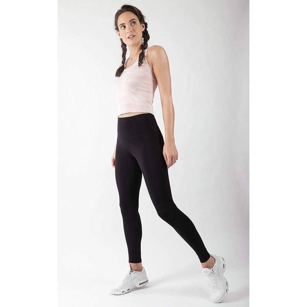90‎ Degree by Reflex Womens Medium Black High-Rise Leggings Holds You In